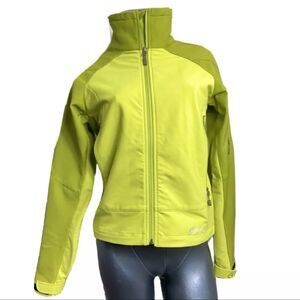 Cloudveil Green Zip Up Jacket Track Coat Womens Size Small Full Zip Water